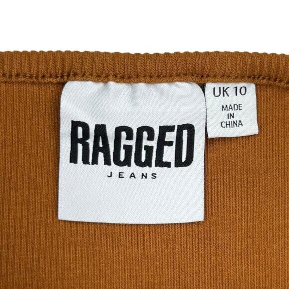 The Ragged Prieset Brown Corset Top Size 6 - Picture 4 of 6